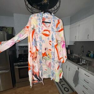 Anthropologie Long Sleeve Pattern Shirt